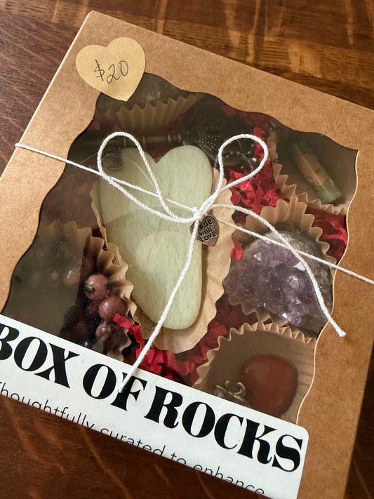 Box of Rocks - Curated Crystal Collection - LOVE