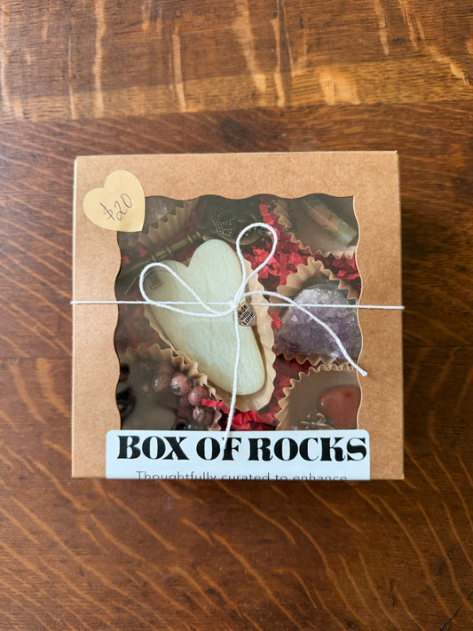 Box of Rocks - Curated Crystal Collection - LOVE